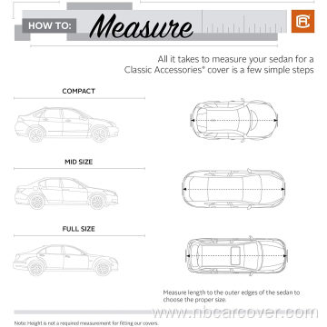 Solar Shield Breathable UV Protection Car Cover